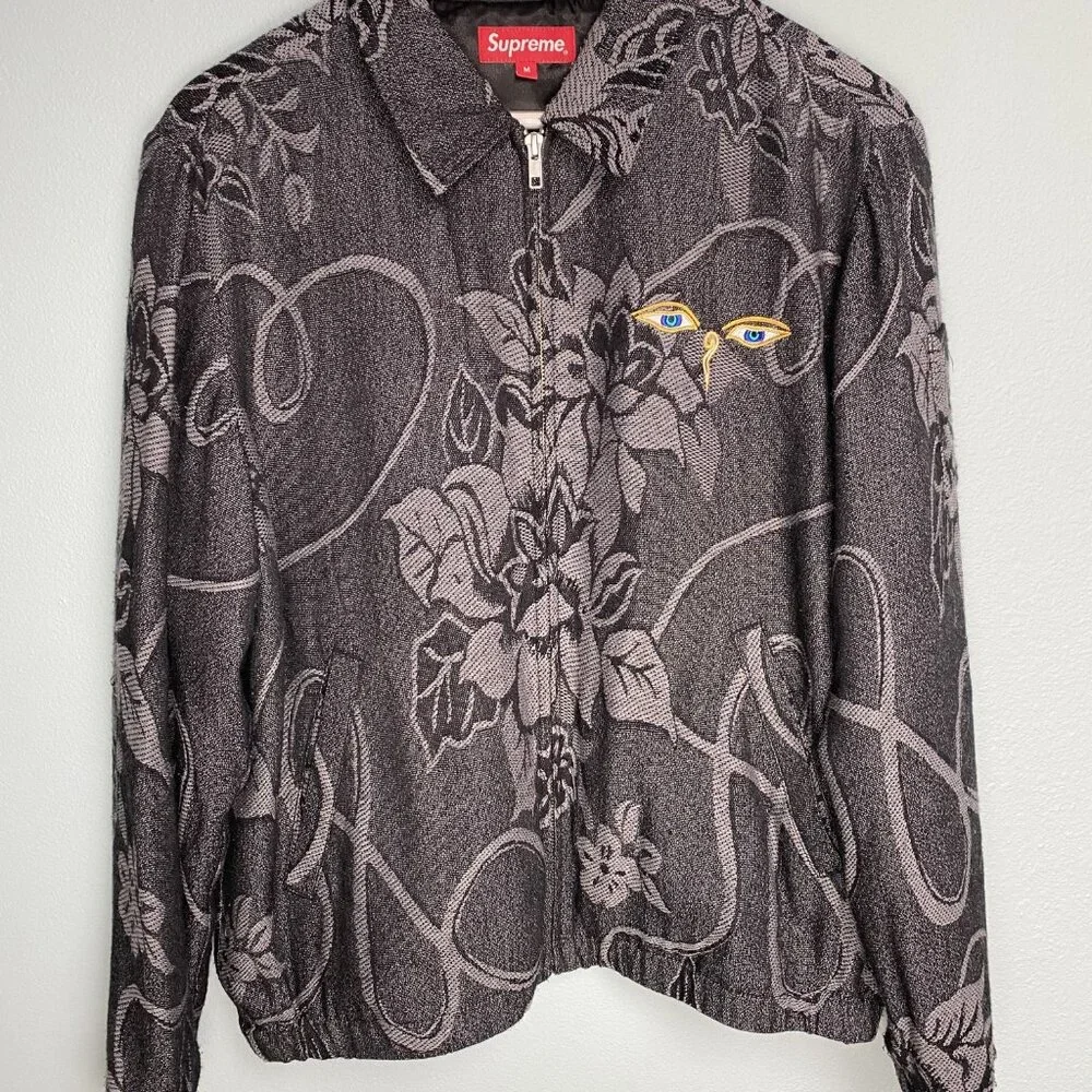 Supreme SS17 Truth Tour Jacket - Black Size M Preowned - Picture 4 of 10